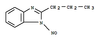 Benzimidazole, 1-nitroso-2-propyl-(6ci) Structure,99055-76-2Structure