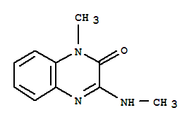 2(1H)-quinoxalinone,1-methyl-3-methylamino-(6ci) Structure,99055-90-0Structure