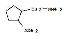 (6ci)-2-二甲基氨基-N,N-二甲基-环戊烷甲胺结构式_99178-20-8结构式