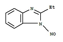 Benzimidazole, 2-ethyl-1-nitroso-(6ci) Structure,99358-45-9Structure