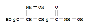 Succinamic acid, n-hydroxy(hydroxyamino)- (6ci) Structure,99417-91-1Structure