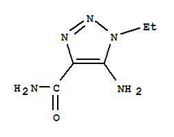 1H-1,2,3-triazole-4-carboxamide,5-amino-1-ethyl-(6ci,9ci) Structure,99420-47-0Structure