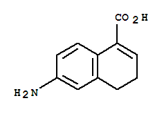 (9ci)-6-氨基-3,4-二氢-1-萘羧酸结构式_99842-84-9结构式