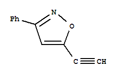 Isoxazole, 5-ethynyl-3-phenyl-(6ci) Structure,99866-77-0Structure