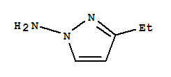 1H-pyrazol-1-amine,3-ethyl-(9ci) Structure,99939-06-7Structure