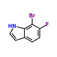 7-Bromo-6-fluoro-1h-indole Structure,1000339-62-7Structure