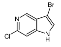 1H-Pyrrolo[3,2-c]pyridine, 3-bromo-6-chloro- Structure,1000341-61-6Structure