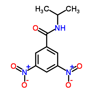 Benzamide,n-(1-methylethyl)-3,5-dinitro- Structure,10056-19-6Structure