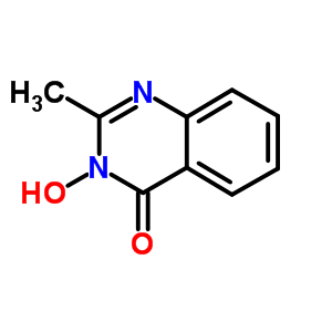 4(3H)-quinazolinone,3-hydroxy-2-methyl- Structure,1010-70-4Structure