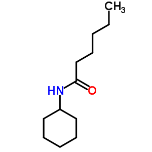 Hexanamide,n-cyclohexyl- Structure,10264-27-4Structure