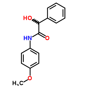 Benzeneacetamide, a-hydroxy-n-(4-methoxyphenyl)- Structure,10295-49-5Structure