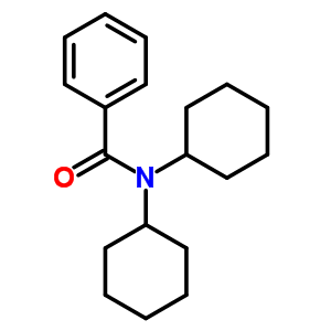 Benzamide,n,n-dicyclohexyl- Structure,1035-52-5Structure