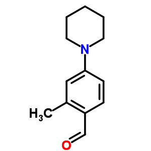 2-甲基-4-哌啶-1-苯甲醛结构式_103893-37-4结构式