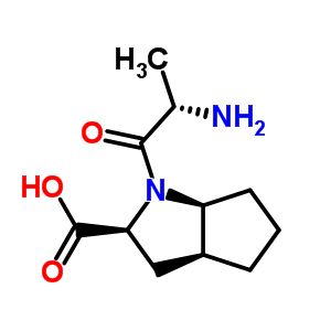 1-(2-Amino-1-oxopropyl)octahydrocyclopenta[b]pyrrole-2-carboxylic acid Structure,104160-97-6Structure