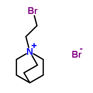 N-(2-bromoethyl)quinuclidinium, bromide Structure,104304-10-1Structure