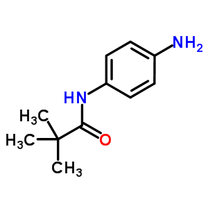 N-(4-氨基苯基)-2,2-二甲基丙酰胺结构式_104478-93-5结构式