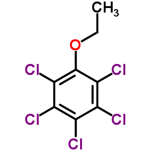 Benzene,1,2,3,4,5-pentachloro-6-ethoxy- Structure,10463-10-2Structure