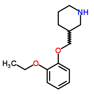 3-[(2-Ethoxyphenoxy)methyl]piperidine Structure,104778-54-3Structure