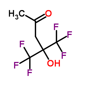 5,5,5-三氟-4-羟基-4-(三氟甲基)-2-戊酮结构式_10487-10-2结构式