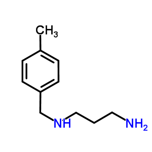 N-(4-甲基苄基)丙烷-1,3-二胺结构式_106353-10-0结构式