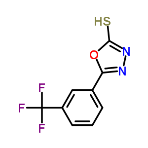 5-(3-(Trifluoromethyl)phenyl)-1,3,4-oxadiazole-2-thiol Structure,108413-50-9Structure