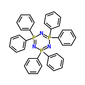 Hexaphenyl cyclotriphosphazene Structure,1110-78-7Structure