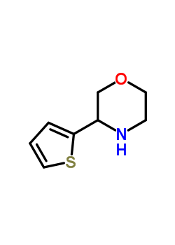 3-(噻吩-2-基)吗啉结构式_111410-97-0结构式