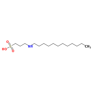 3-(Dodecylamino)-1-propanesulfonic acid Structure,1120-00-9Structure