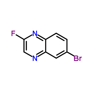 6-Bromo-2-fluoroquinoxaline Structure,112080-07-6Structure