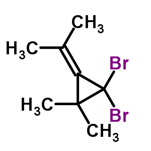 Cyclopropane,1,1-dibromo-2,2-dimethyl-3-(1-methylethylidene)- Structure,1123-47-3Structure