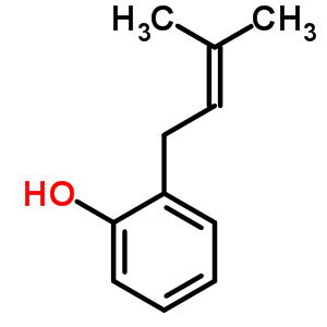 O-异戊二烯基苯酚结构式_1128-92-3结构式