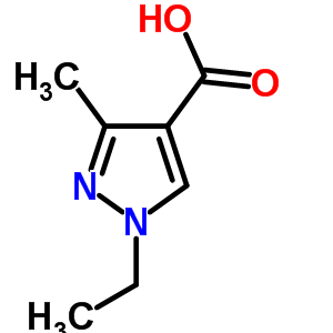 1-Ethyl-3-methyl-1H-pyrazole-4-carboxylic acid Structure,113131-46-7Structure