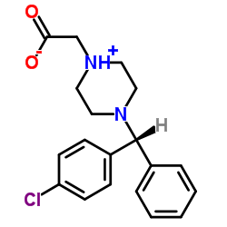 2-(4-((4-Chlorophenyl)(phenyl)methyl)piperazin-1-yl)acetic acid Structure,113740-61-7Structure