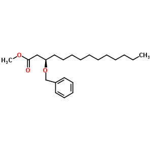 (R)-3-benzyloxy myristic acid methyl ester Structure,114264-01-6Structure