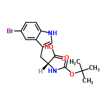 Boc-5-bromo-d-tryptophan Structure,114873-17-5Structure