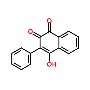 4-Hydroxy-3-phenyl-naphthalene-1,2-dione Structure,1150-59-0Structure