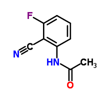 N-(2-氰基-3-氟苯基)乙酰胺结构式_1155146-72-7结构式