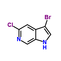 3-Bromo-5-chloro-1h-pyrrolo[2,3-c]pyridine Structure,1167056-96-3Structure