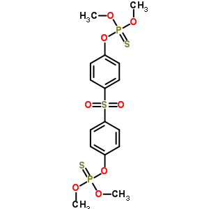 O,O-(磺酰对二苯烯)-O,O,O,O-磷酸四甲基酯结构式_1174-83-0结构式