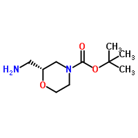 (R)-tert-butyl 2-(aminomethyl)morpholine-4-carboxylate Structure,1174913-80-4Structure