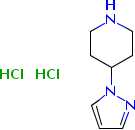 4-(1H-Pyrazol-1-yl)-piperidine 2HCl Structure,1181458-83-2Structure