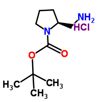 Tert-butyl (2s)-2-(aminomethyl)pyrrolidine-1-carboxylate Structure,1190890-11-9Structure