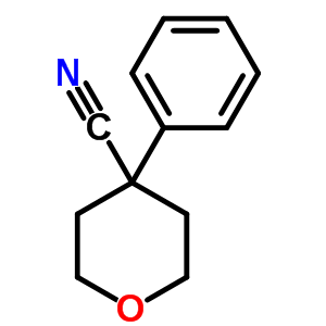 Tetrahydro-4-phenyl-2h-pyran-4-carbonitrile Structure,1202-81-9Structure