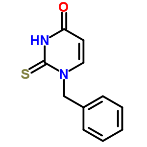 4(1H)-pyrimidinone,2,3-dihydro-1-(phenylmethyl)-2-thioxo- Structure,1208-14-6Structure