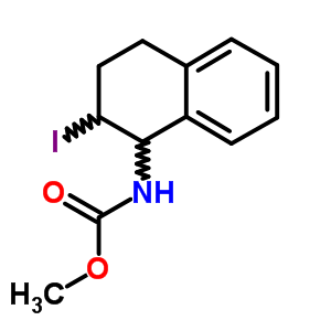 rel-N-[(1R,2R)-1,2,3,4-四氢-2-碘-1-萘]-氨基甲酸甲酯结构式_1210-13-5结构式