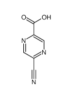 5-Cyano-2-pyrazinecarboxylic acid Structure,1211533-09-3Structure