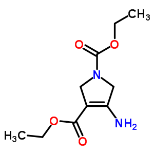 Diethyl 4-amino-2,5-dihydropyrrole-1,3-dicarboxylate Structure,1212-06-2Structure