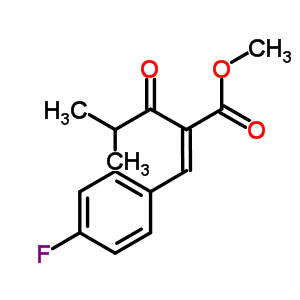 (E/z)-4-carboxymethyl-5-(4-fluorophenyl)-2-methyl-pent-4-en-3-one Structure,122549-26-2Structure