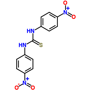 1,3-Bis(4-nitrophenyl)thiourea Structure,1234-28-2Structure