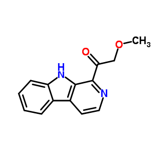 2-Methoxy-1-(9h-pyrido[3,4-b]indol-1-yl)-ethanone Structure,123520-94-5Structure